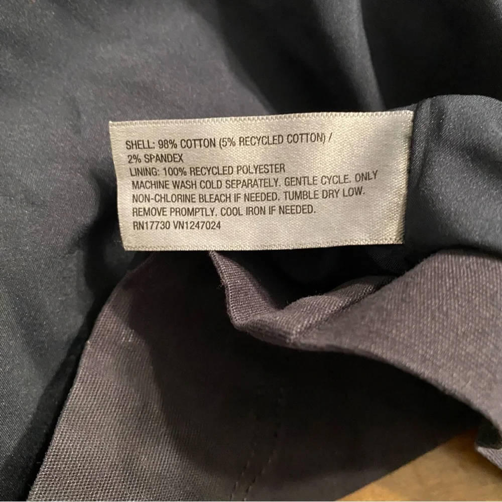 Universal Thread XL Women's Button Down Trench Coat Black NWT - Picture 7 of 8